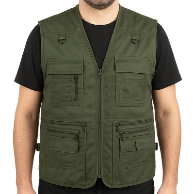 Gold rybářská vesta GK001 zelená – Zboží Dáma