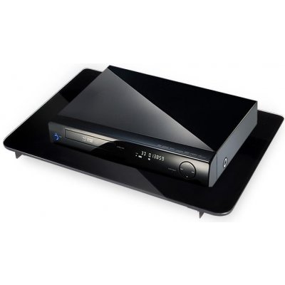 Fiber Mounts Skleněná nástěnná polička k televizím na příslušenství M6C29 – Zboží Mobilmania