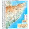 Nástěnné mapy Gizi Map Somalia (Somálsko) - nástěnná mapa 94 x 86 cm Varianta: bez rámu v tubusu, Provedení: laminovaná mapa v lištách