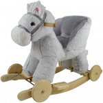 Nellys houpací Koník s kolečky a se zvukem šedý – Zboží Dáma