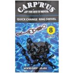Carp ´R´ Us Quick Change Ring Swivel vel.8 8ks