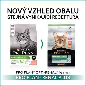 Pro Plan Cat Adult Sterilised Renal Plus losos 10 kg
