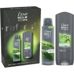 Dove Relaxing Care sprchový gel Renewing 250 ml + antiperspirant sprej Powder Soft 150 ml dárková sada – Zboží Mobilmania