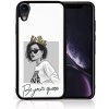 Pouzdro a kryt na mobilní telefon Apple PROTEMIO 46305 MY ART Ochranný obal Apple iPhone XR QUEEN (139)