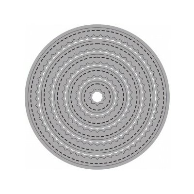 Wiler Vyřezávací šablona Kruhy velké zdobe 5 ks – Zboží Dáma