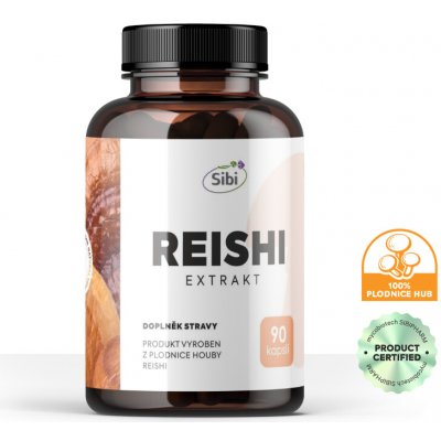 Sibi Reishi extrakt 500 mg 90 kapslí – Hledejceny.cz