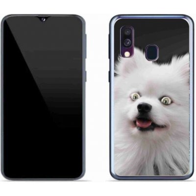 Pouzdro mmCase Gelové Samsung Galaxy A40 - bílý špic – Zboží Mobilmania