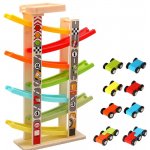 Derrson dřevěná závodní dráha XL barevná – Zbozi.Blesk.cz