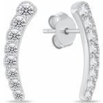 Brilio Silver náušnice EA468W – Zboží Dáma