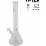 Beaker Sand Leaf Skleněný bong 35 cm – Zboží Dáma