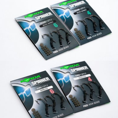 Korda Hotové návazce Spinner Hook Sections Kurv vel.4 – Zbozi.Blesk.cz