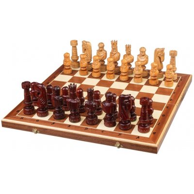 Dřevěné šachy Cézar střední – Zboží Dáma Dřevěné šachy Cézar střední – Zboží Dáma