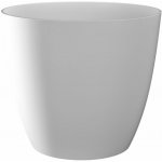 Plastkon Ella Lesk květináč Bílá 13 cm – Hledejceny.cz