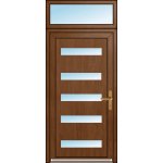 OknaDvereNaMiru.cz Vchodové dveře STYL 6300 + Nadsvětlík zlatý dub 110 x 220 cm – Zboží Mobilmania