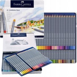 Faber-Castell 114648 Goldfaber Aqua akvarelové plechová krabička 48 ks