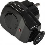 TIMEX vidlice plastová úhlová WT-LK černá s vypínačem a LED kontrolkou, 250V, 16A – Hledejceny.cz