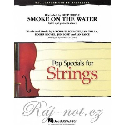 SMOKE ON THE WATER DEEP PURPLE Pop Specials for Strings / partitura + party – Hledejceny.cz