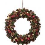 Fééric Lights and Christmas Vánoční věnec, O 50 cm vícebarevná – Zboží Dáma