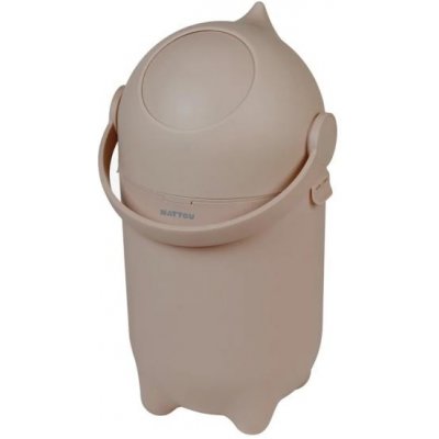 Nattou Koš na pleny Dropy Taupe 27 cm – Zboží Dáma