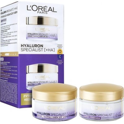 L'Oréal Paris Hyaluron Specialist denní a noční krém 2 x 50 ml dárková sada – Hledejceny.cz