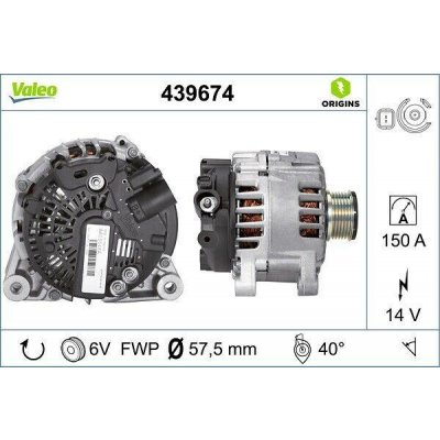 Generátor VALEO 439674 | Zboží Auto