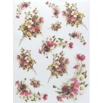 Itd. Collection Rýžový papír Kytičky se šípkovou růží A4 – Sleviste.cz