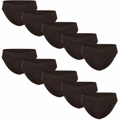 Nedeto 10PACK pánské slipy černé 10NDTS001 – Sleviste.cz