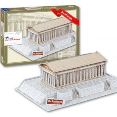 CLEVER&HAPPY 3D puzzle Parthenon, Řecko 25 ks