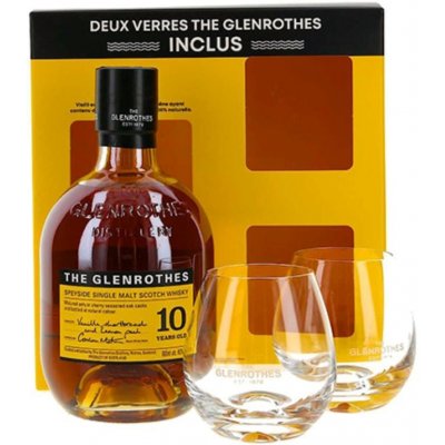 The Glenrothes 10y 40% 0,7 l (dárkové balení 2 sklenice) – Zbozi.Blesk.cz