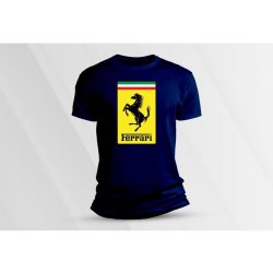 Sandratex dětské bavlněné tričko Ferrari. Námořnická modrá