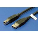 Roline 11.02.8818 USB 2.0 propojovací A-B, 1,8m, černý