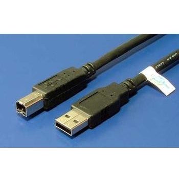 Roline 11.02.8818 USB 2.0 propojovací A-B, 1,8m, černý