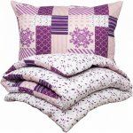 4Home krep povlečení Patchwork violet 140x200 70x90 – Zboží Dáma