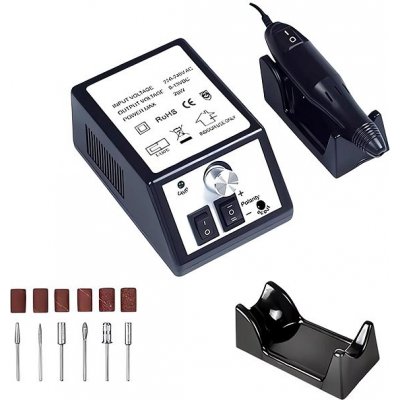 Verk 24499 Bruska na nehty s nástavci černá – Hledejceny.cz