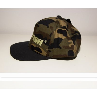 JetFish Kšiltovka JET FISH Snapback černý kšilt – Zboží Dáma