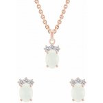 Eppi Stříbrná kolekce s topazy a měsíčním kamenem Hideki C41147 – Zboží Dáma