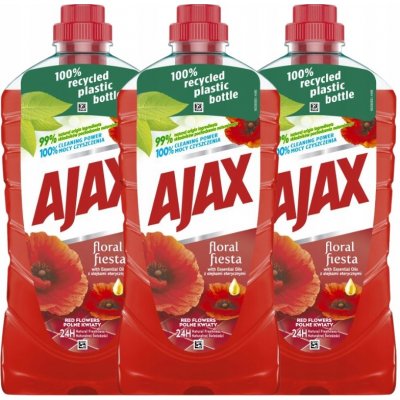 Ajax na podlahu Red Flowers 1 l – Sleviste.cz