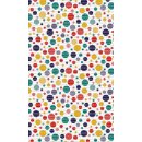 Nese plastik Aquamat 419 pěnová předložka barevné bubliny mix barev 65 x 100 cm