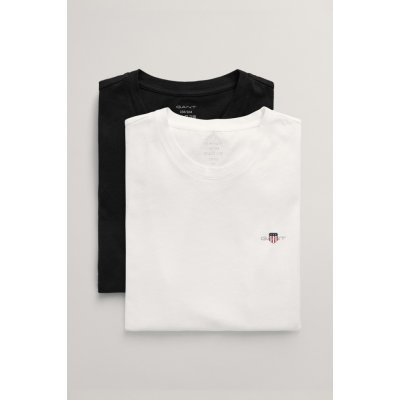 Gant C-neck T-shirt 2-pack černá
