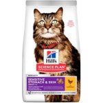 Hill's Feline Adult Sensit,Stomach&Skin Chicken 1,5 kg – Hledejceny.cz