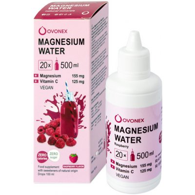 Ovonex Magnesium water Malina 20 x 500 ml – Zbozi.Blesk.cz