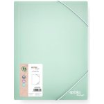 Spoko Složka tříklopá Releaf A4 s gumičkou zelená – Zboží Živě