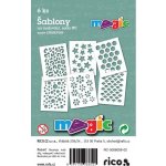 Magic papírové šablony sada W1 Struktury – Zbozi.Blesk.cz