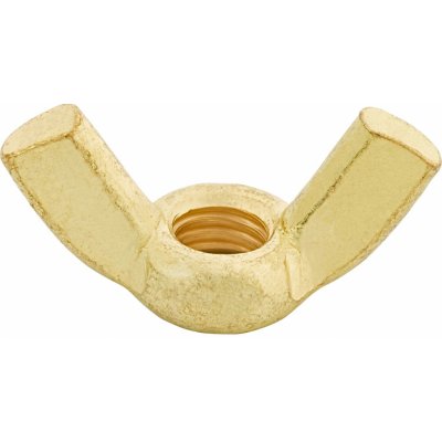 LUX-TOOLS Křídlová matice mosazná M6, 8 ks – Zbozi.Blesk.cz