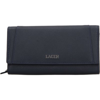 Lagen Dámská kožená peněženka Lagen dlouhá BLC/5064 Blue – Zboží Mobilmania