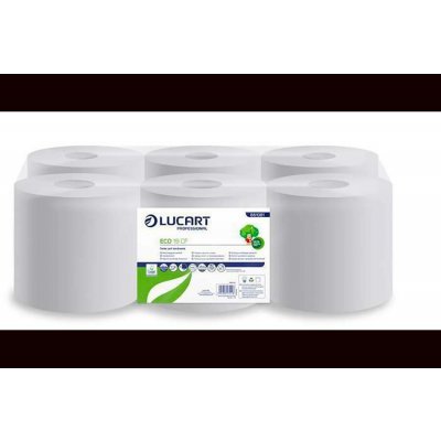 Lucart Ručníky "Eco", bílé, papírové, role, 2 vrstvé; UBC10 – Hledejceny.cz