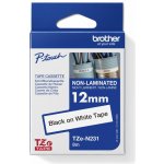Brother TZE-N231 12mm bílá/černá – HobbyKompas.cz
