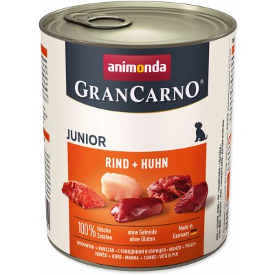 Animonda Gran Carno Junior hovězí & kuře 800 g – Zboží Mobilmania