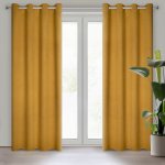 ZATEMŇOVACÍ ZÁVĚS CARLO 135X250 CM HOŘČICOVÝ – Hledejceny.cz