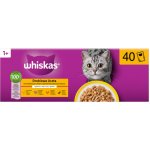 Whiskas Výběrové menu hovězí kuře losos tuňák v želé 40 x 85 g – Sleviste.cz